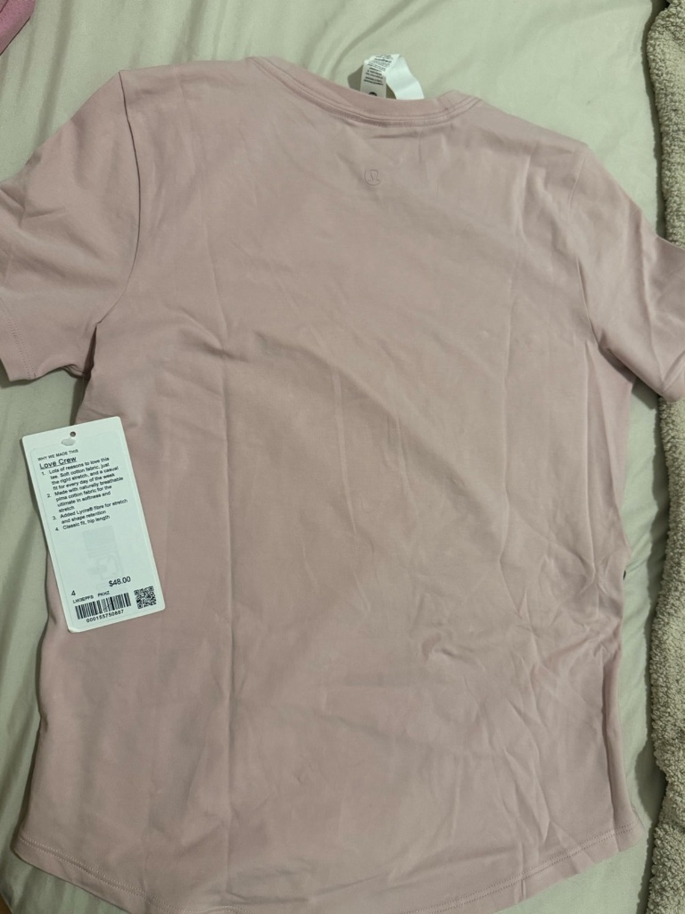 Soft Pink Crewneck Tee